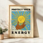 perfect your energy mindfulness wall art print