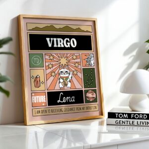 Personalized Zodiac Virgo Print