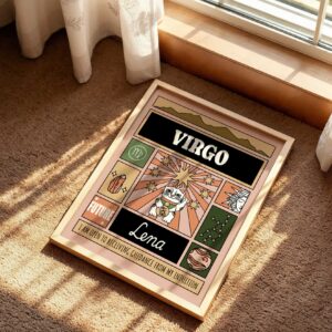 Personalized Zodiac Virgo Print
